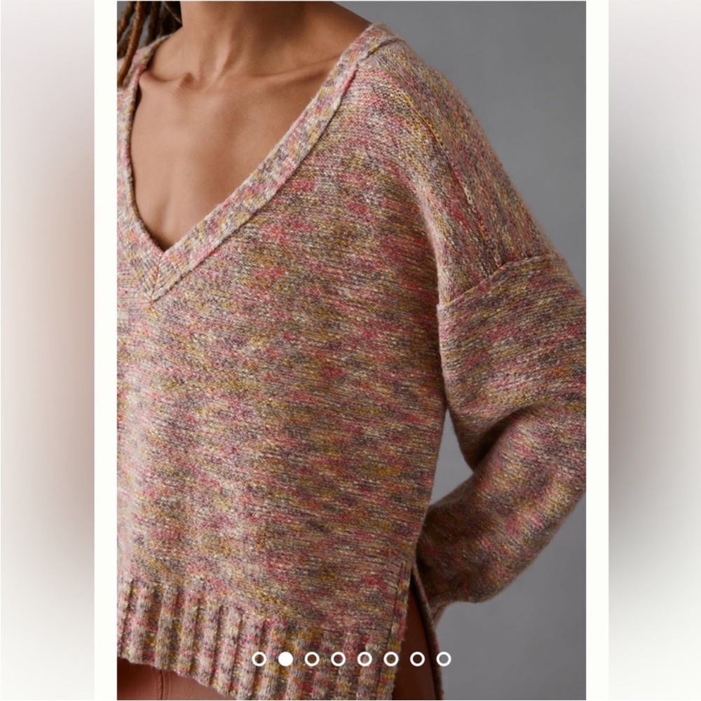Anthropologie NWT Piloro Deep-V
Sweater Size L. - Picture 4 of 16